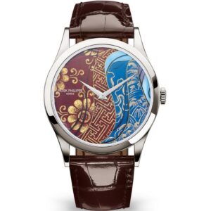 Patek Philippe Calatrava 5077P Bhutan Textiles 5077P-102