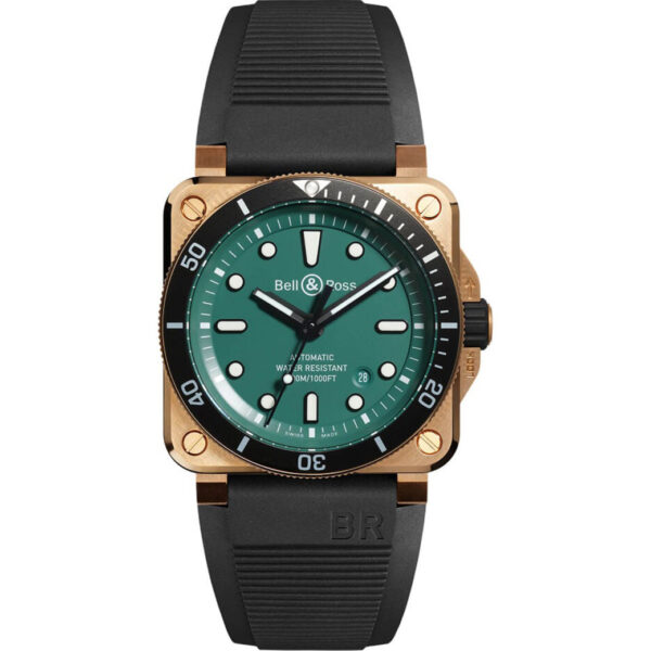 Bell & Ross BR 03-92 Diver Black & Green Bronze BR0392-D-LT-BR SRB