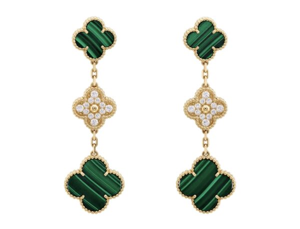 Van Cleef & Arpels Magic Alhambra earrings, 3 мотива